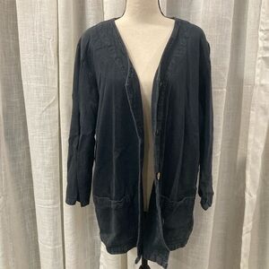 Vintage Chore Jacket Washed Black